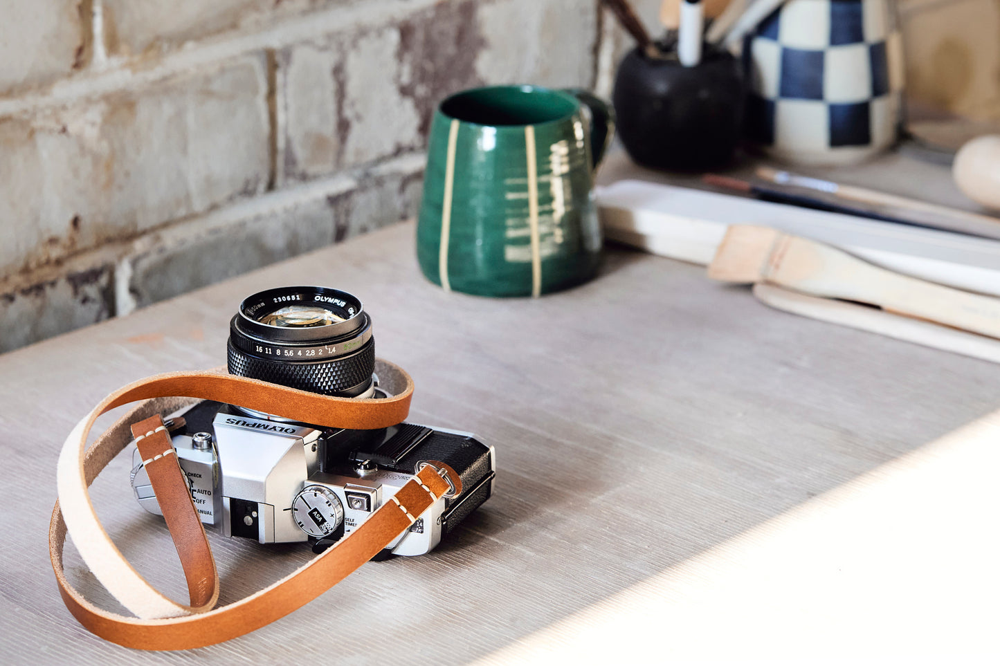 Gibson Leather Camera Strap