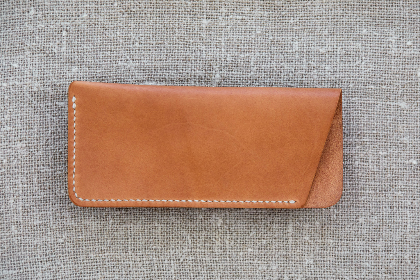 Henry glasses sleeve in full-grain leather handmade in Western Australia