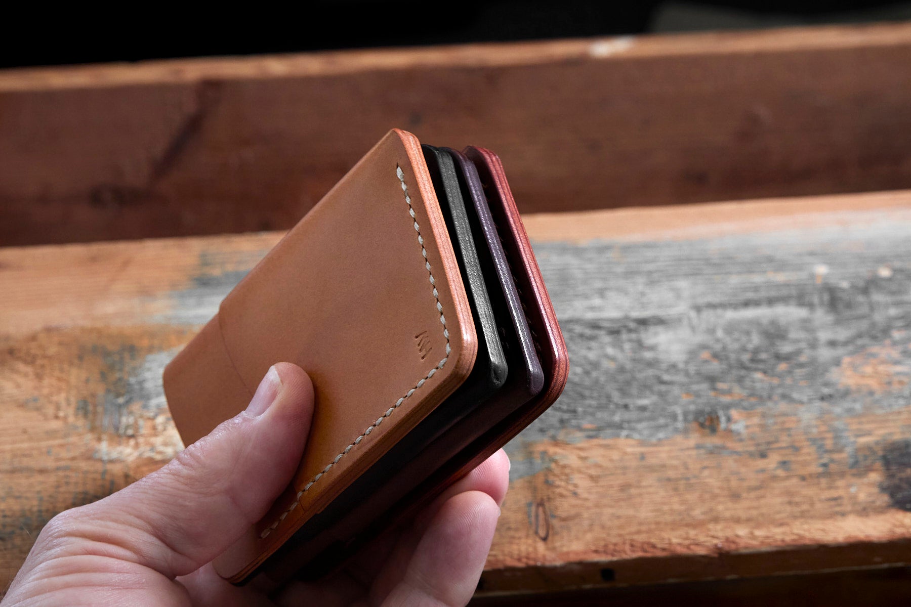 Henry and Wilde Henry Leather Card Holder Wallet