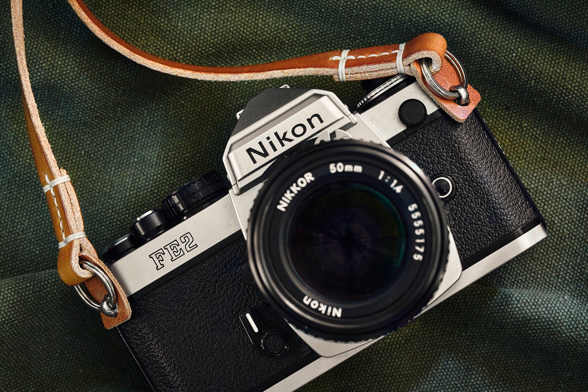 Leather camera strap by Henry and Wilde