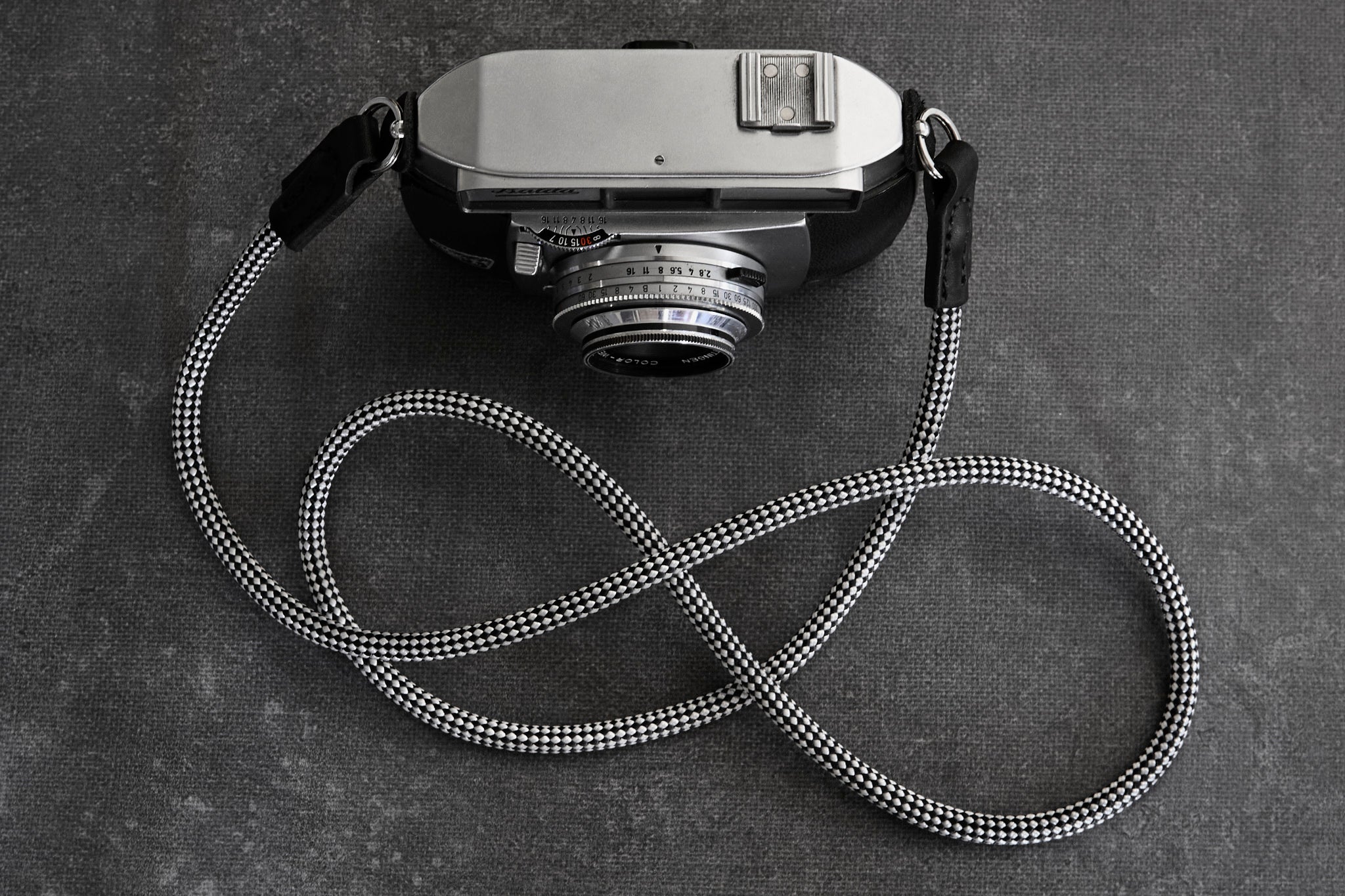 The Audrey rope camera strap hand crafted by Henry and Wilde.